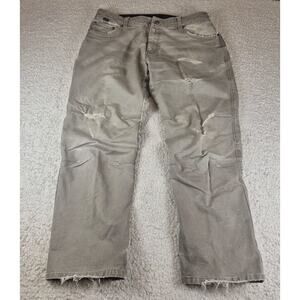 KÜHL RYDR Pants Mens 38x32 Brown Outdoor Hiking Work Soft Canvas Pockets